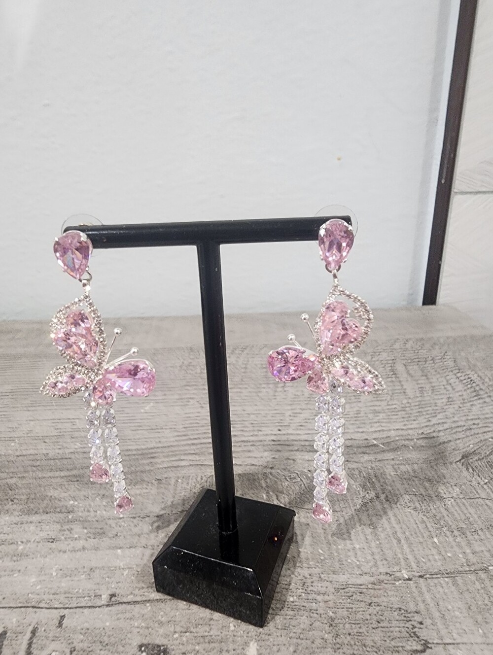 Butterfly CZ Crystal earrings